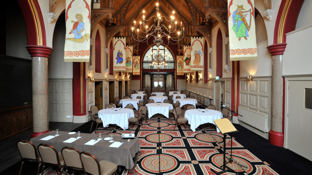 Great Hall Round Table Meeting Room Set Up