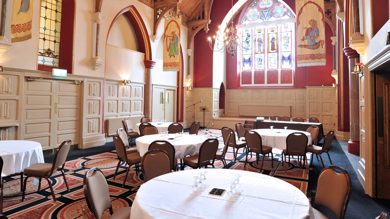 Great-Hall-Round-Tables-and-Chairds-Side-View-1