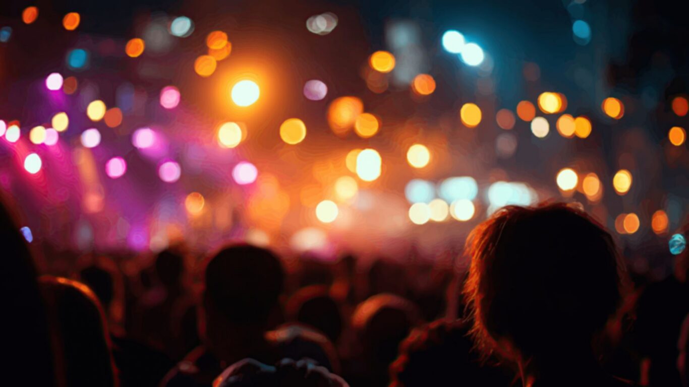 stock outdoor concert